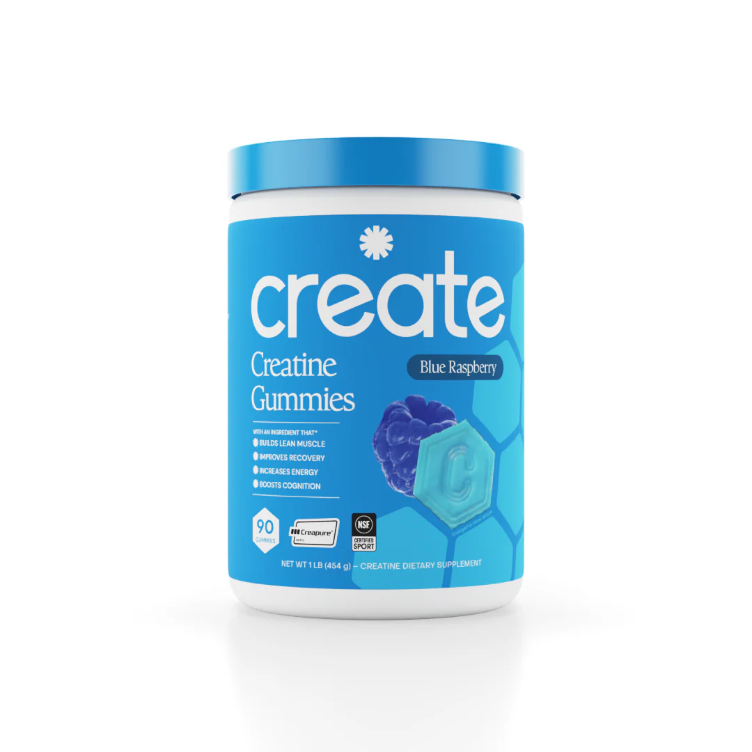 Blue Raspberry Creatine Monohydrate Gummies Tub