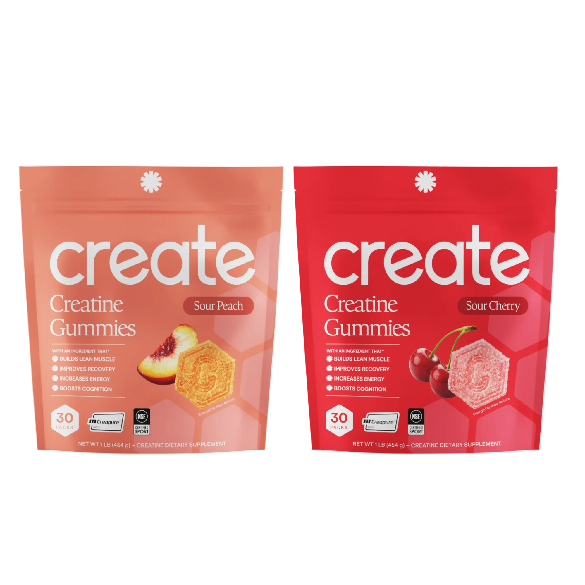 Peach Pump Duo Creatine Gummy Variety Bundles