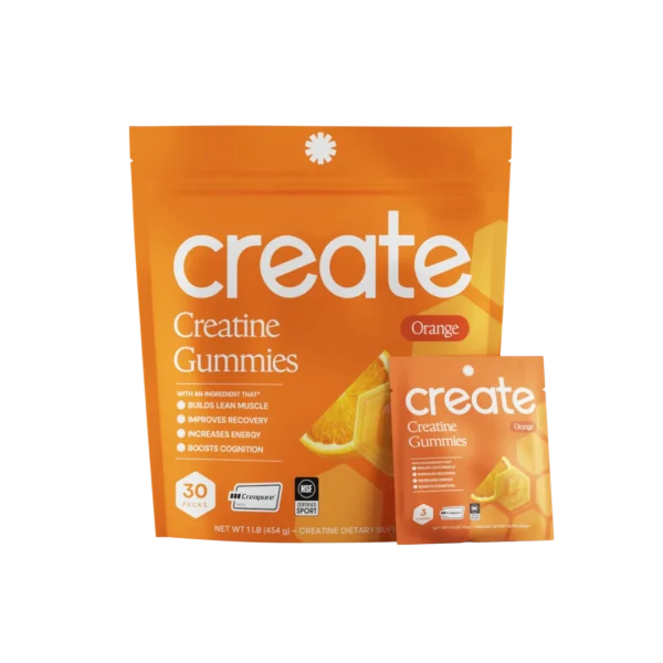 Orange Creatine Monohydrate Gummies