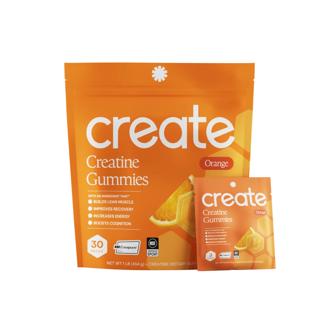 Orange Creatine Monohydrate Gummies