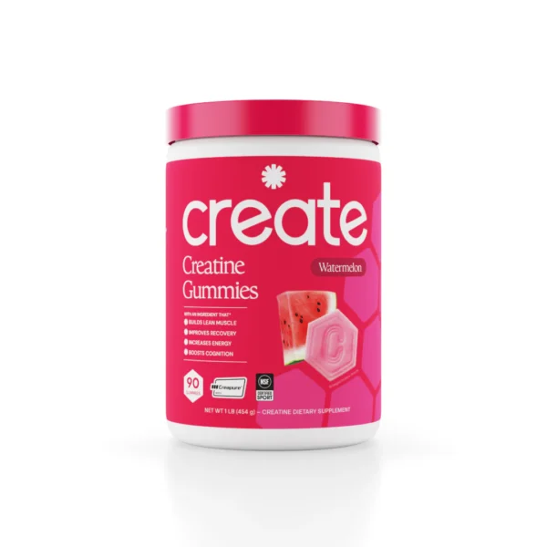 Watermelon Creatine Monohydrate Gummies Tub
